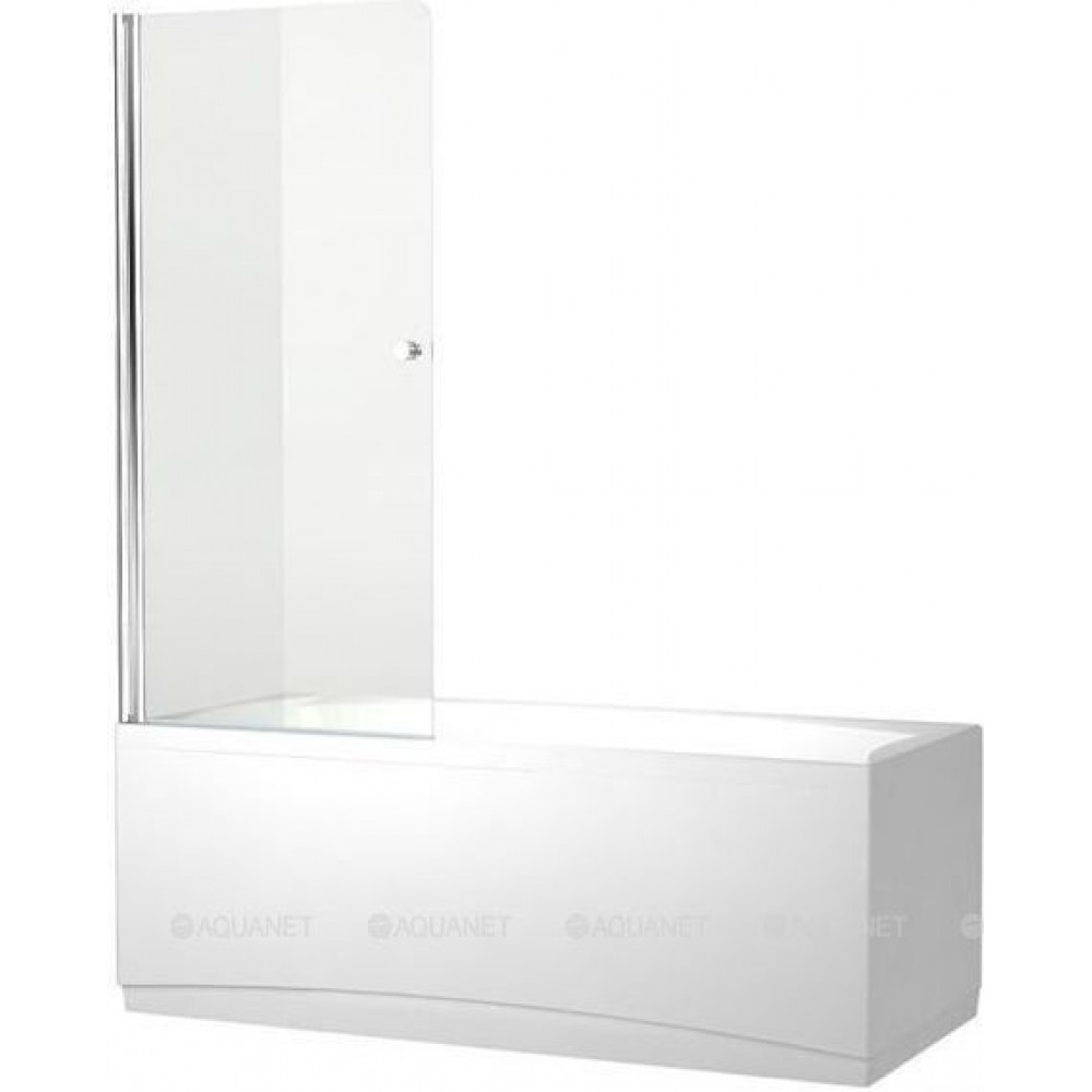 Шторка для ванны Aquanet Alfa 1 750x1350 мм прозрачное стекло профиль хром NF6211