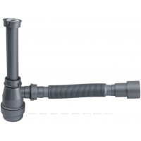 Сифон для раковины Aquanet 5/4 40/50 мм серый 00332449