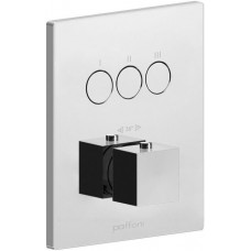 Термостат для душа внешняя часть Paffoni Compact 3 функции хром CPT519CR