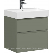 Тумба под раковину Allen Brau INFINITY 60 см 2 ящика олива матовый 1.210024.CGM
