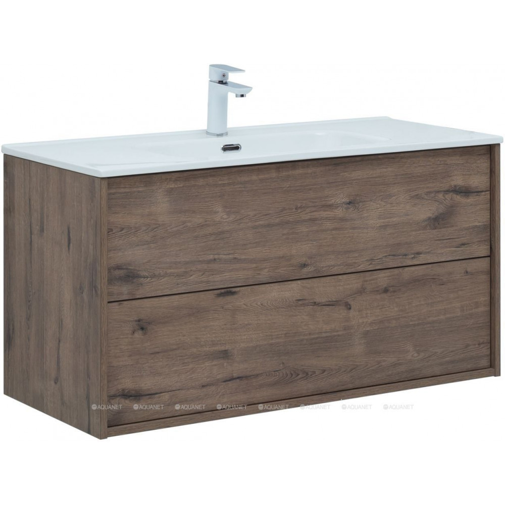 Тумба Aquanet Lino 100 (Flat) дуб веллингтон 00287545
