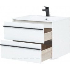 Тумба с раковиной Aquanet Lino 70 белый матовый 00271945 Тумба с раковиной Aquanet Lino 70 белый матовый 00271945