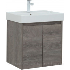 Тумба с раковиной Aquanet Nova Lite 60 2 двери дуб рошелье 00302524