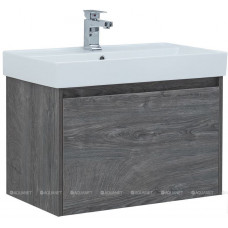 Тумба с раковиной Aquanet Nova Lite 75 1+1 ящик дуб рошелье 00245242