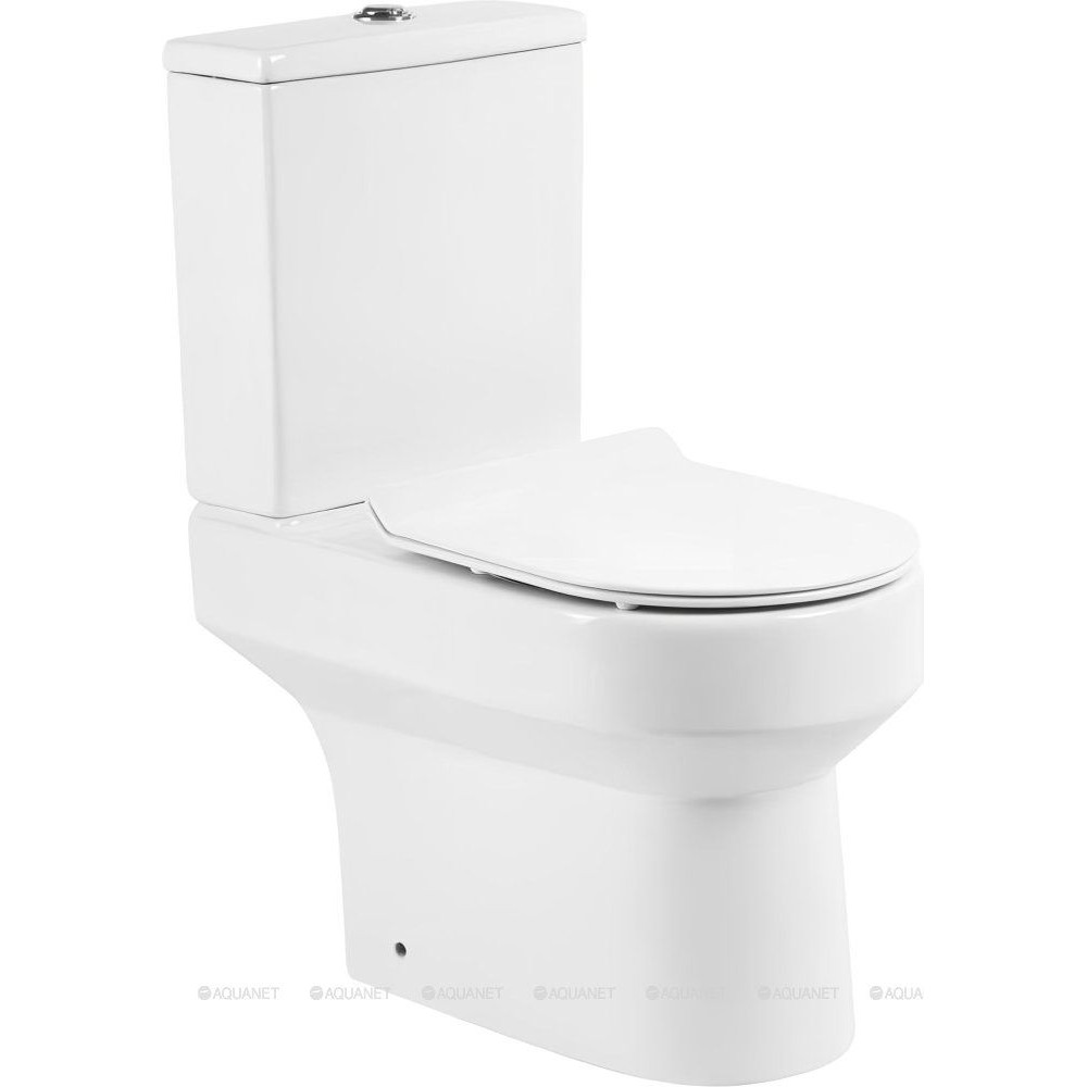 Унитаз-компакт безободковый BelBagno NORMA с сиденьем и бачком BB339CPR/BB2111SC
