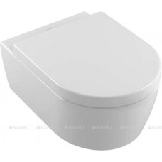 Унитаз подвесной Villeroy & Boch Avento 370x530 мм CeramicPlus с сиденьем 5656HRR1