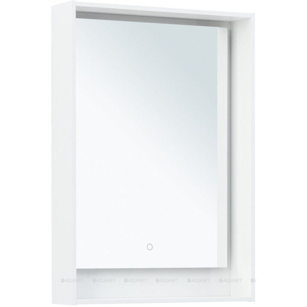 Зеркало Aquanet Милан 60 LED белый глянец 00306380