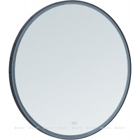 Зеркало Aquanet Тренд D 900 с LED подсветкой черный 00316646
