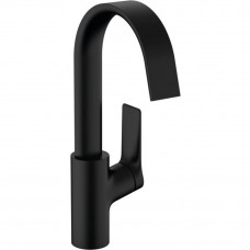 Смеситель для раковины Hansgrohe Vivenis 210 с поворотным изливом без сливного гарнитура матовый черный 75032670 Смеситель для раковины Hansgrohe Vivenis 210 с поворотным изливом без сливного гарнитура матовый черный 75032670