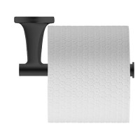 Держатель туалетной бумаги подвесной Duravit Starck T черный матовый 0099374600