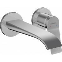 Смеситель для раковины hansgrohe Vivenis настенный на 2 отверстия внешняя часть хром 75050000