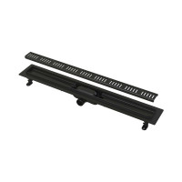 Душевой лоток Alca APZ10 550 мм черный матовый с решеткой APZ10BLACK-550M