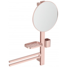 Комплект аксессуаров Ideal Standard ALU+ Beauty Bar S H=700 мм зеркало Ø 320 мм BD588RO Комплект аксессуаров Ideal Standard ALU+ Beauty Bar S H=700 мм зеркало Ø 320 мм BD588RO