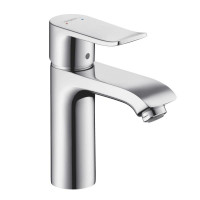 Смеситель для раковины Hansgrohe Metris 110 со сливным гарнитуром 31080000