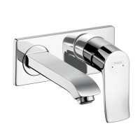 Смеситель для раковины Hansgrohe Metris настенный внешняя часть 165 мм 31085000