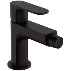 Смеситель для биде Hansgrohe Rebris S со сливным гарнитуром матовый черный 72210670