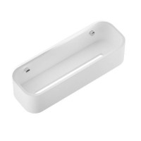 Полочка для душа подвесная Decor Walther Stone DCT30 30x10 см белый/хром 0973854