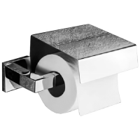 Держатель туалетной бумаги Colombo Design Basic Q с крышкой хром B3791.CR
