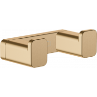 Крючок для полотенец двойной Hansgrohe AddStoris шлифованная бронза 41755140