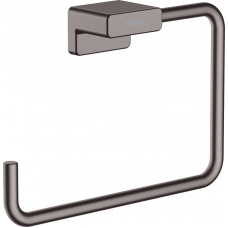 Кольцо для полотенца Hansgrohe AddStoris черный хром 41754340 Кольцо для полотенца Hansgrohe AddStoris черный хром 41754340