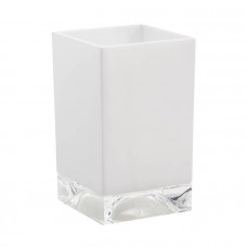 Стакан настольный Laufen Kartell 7х7х12 см пластик плотный белый 3.8233.0.090.000.1 Стакан настольный Laufen Kartell 7х7х12 см пластик плотный белый 3.8233.0.090.000.1