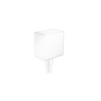 Шланговое подсоединение Hansgrohe FixFit Square белый матовый 26455700