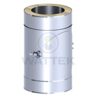 Труба дымоходная Wattek с лючком ревизии D 200 мм 5PA250