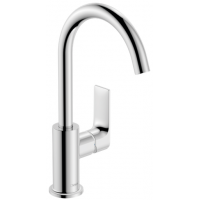 Смеситель для раковины Hansgrohe Rebris E 222 мм со сливным гарнитуром хром 72576000