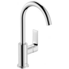 Смеситель для раковины Hansgrohe Rebris E 222 мм со сливным гарнитуром хром 72576000