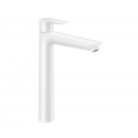 Смеситель для раковины Hansgrohe Talis E 240 со сливным гарнитуром белый матовый 71716700