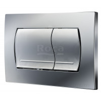 Панель смыва Roca Active 52B 2 режима 255х170х32 мм хром матовый 8901150B2