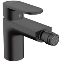 Смеситель для биде Hansgrohe Vernis Blend однорычажный со сливным гарнитуром матовый черный 71210670