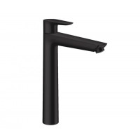 Смеситель для раковины Hansgrohe Talis E 240 со сливным гарнитуром черный матовый 71716670
