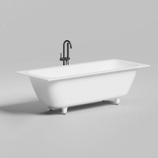 Ванна встраиваемая Salini Orlanda Axis 191х80х60 см S-Sense на ножках белый глянцевый 103211G/23101H