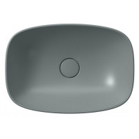 Раковина-чаша накладная GSI Nubes 500x350 мм овальная Agave Matte 9784PVC04
