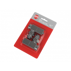 Набор дизайн-вентилей Royal Thermo CUBE угловой 1/2 хром RTE 50.029
