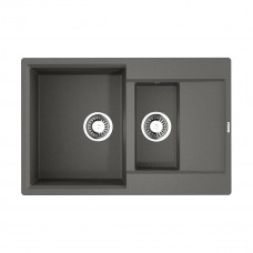 Кухонная мойка Omoikiri Daisen 78-2T-PL Tetogranit 78x51 см платина 4993533