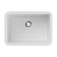 Кухонная мойка Omoikiri Torishima 67-U/I-WH Glossy Natceramic 67.3x48.3 см белый 4993866