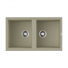 Кухонная мойка Omoikiri Tedori 86-2-BE 86x51 см ваниль 4993925