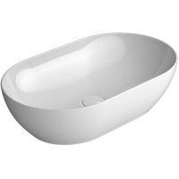 Раковина-чаша накладная GSI Pura 600х370 мм белый глянцевый 883411