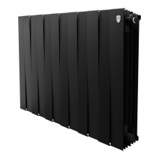 Радиатор биметаллический Royal Thermo PianoForte 500 12 секций боковое подключение Noir Sable 1682385 Радиатор биметаллический Royal Thermo PianoForte 500 12 секций боковое подключение Noir Sable 1682385
