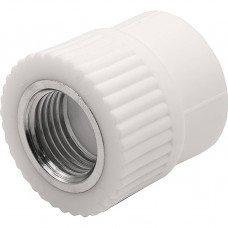 Муфта комбинированная Thermolight PP-R 25x1/2 ВР белая 1620498 Муфта комбинированная Thermolight PP-R 25x1/2 ВР белая 1620498