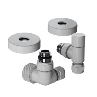 Набор термостатический трехосевой Royal Thermo Design Pro 15 мм M30x1,5 Белый НС-1646645