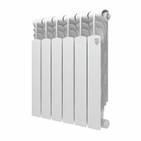 Радиатор биметаллический Royal Thermo Revolution B 500 6 секций боковое подключение 1682420
