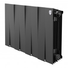 Радиатор биметаллический Royal Thermo PianoForte 300 Noir Sable 8 секций боковое подключение НС-1682355 Радиатор биметаллический Royal Thermo PianoForte 300 Noir Sable 8 секций боковое подключение НС-1682355