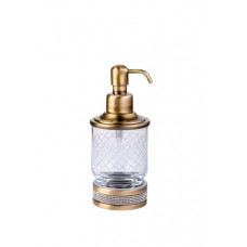 Дозатор для жидкого мыла Boheme Royal Cristal настольный бронза 10929-BR Дозатор для жидкого мыла Boheme Royal Cristal настольный бронза 10929-BR