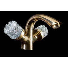 Смеситель для раковины Boheme Crystal золото 291-CRST Смеситель для раковины Boheme Crystal золото 291-CRST
