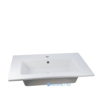 Раковина накладная Allen Brau FANTASY Flat 915x465 мм с переливом белая 4.11013.20
