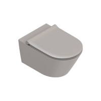 Унитаз подвесной Catalano Zero 55x35 см безободковый Cemento Satinato 0111550023