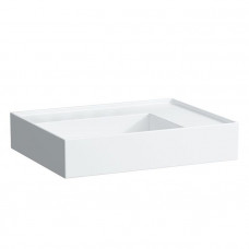 Раковина Laufen Kartell 60x46x12 см без отверстия без перелива полка справа белая 8.1033.4.000.112.1 Раковина Laufen Kartell 60x46x12 см без отверстия без перелива полка справа белая 8.1033.4.000.112.1